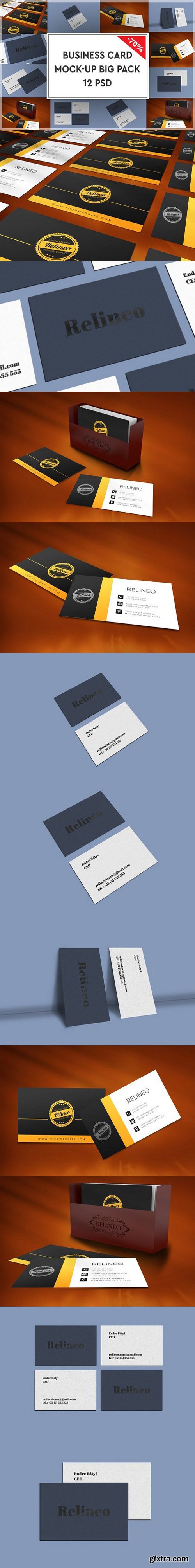 CM - Business Card Mock-up Bigpack 1117508