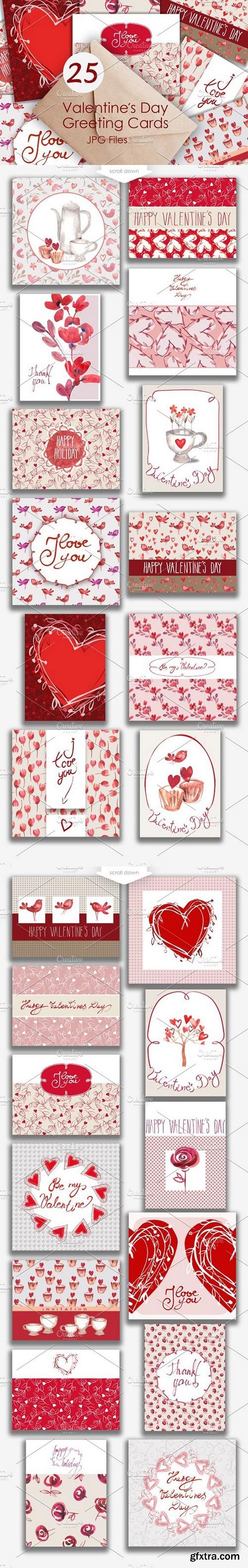 CM - 25 Valentines Day Greeting Card 1049506