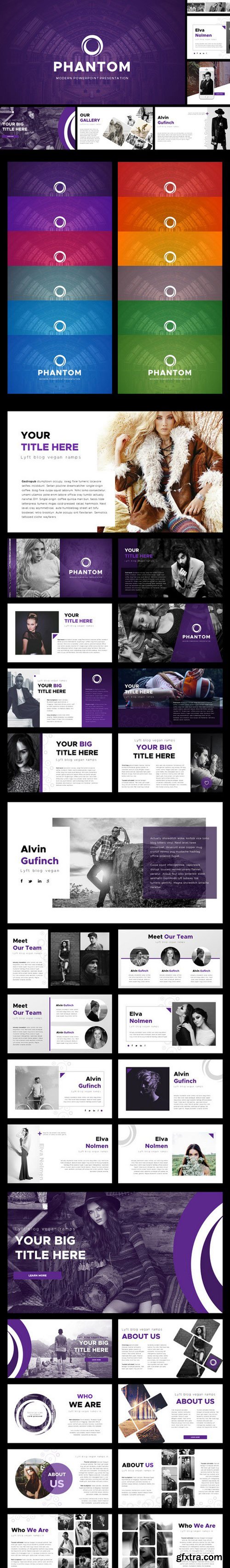 CM - Phantom Modern PowerPoint Template 933408