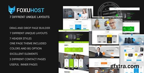 ThemeForest - FoxuhHost v1.0.1 - Shop, Corporate & Web Hosting WordPress Theme + WHMCS - 15539292