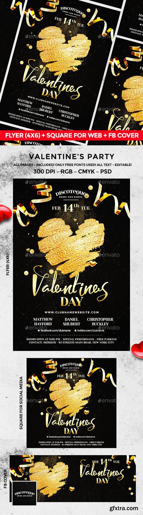 GraphicRiver - Valentine Flyer - 19231764