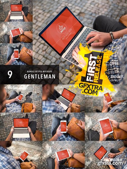 CM - 9 PSD Mockups Gentleman 964731