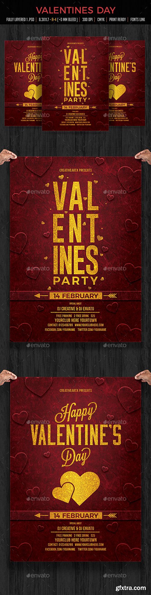 GraphicRiver - Valentines Day Flyer - 19233605