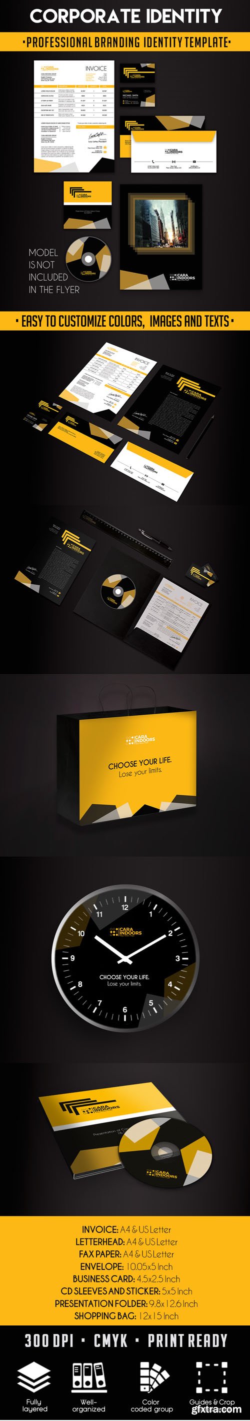 Corporate Identity PSD Mockup Templates