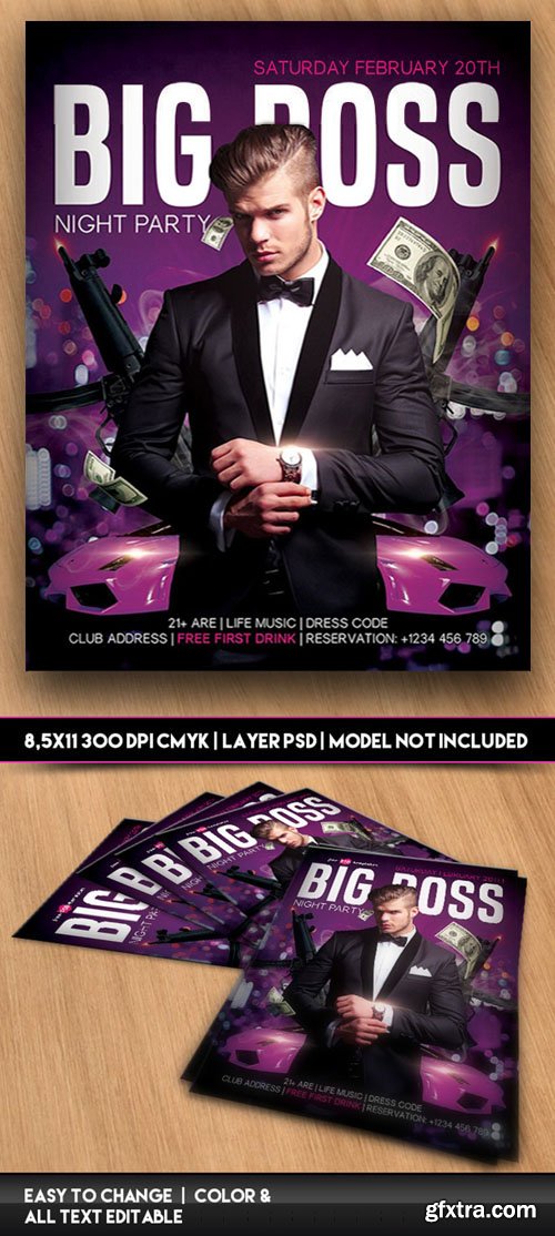 Big Boss Flyer PSD Template