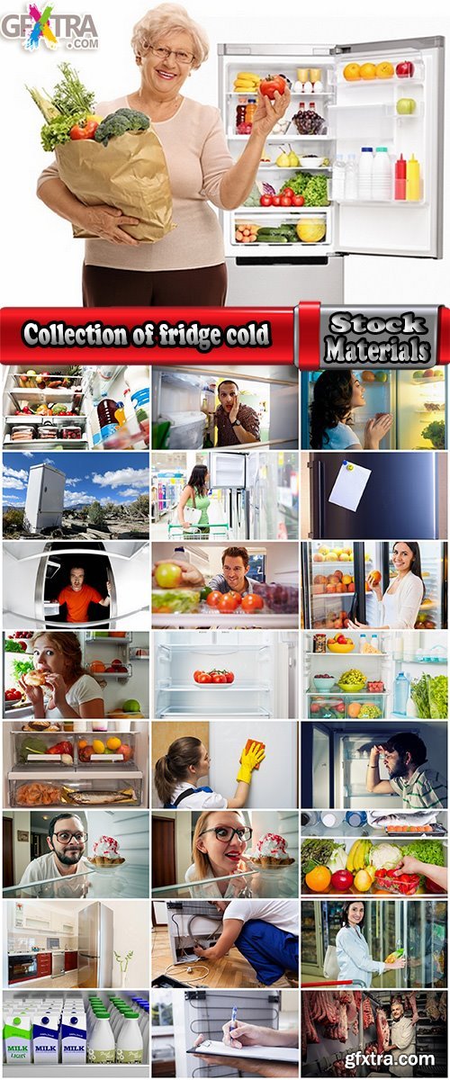 Collection of fridge cold food frozen product meal 25 HQ Jpeg