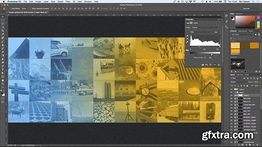Photoshop: Create an Image Grid with Color Effects