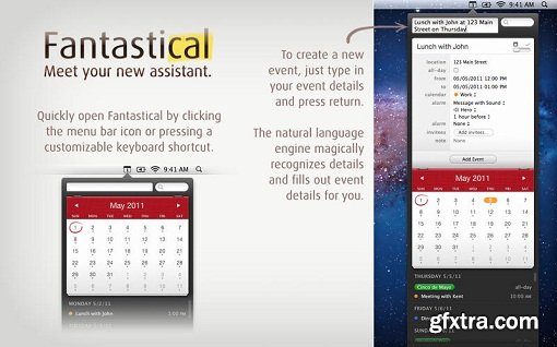 Fantastical 2 - Calendar and Reminders 2.3.6 (Mac OS X)