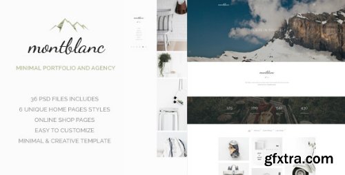 ThemeForest - Montblanc - Minimal Creative PSD template 12831507