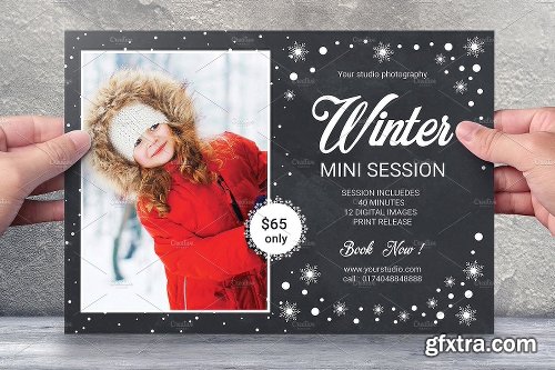 CreativeMarket Winter Mini Session Template-V465 1137507