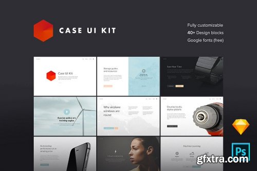 CreativeMarket CASE UI Kit 1139065