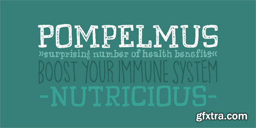 Pompelmus Crispy font