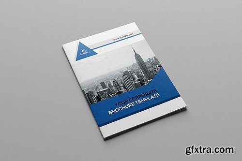 CreativeMarket Corporate Bifold Brochure 1137985