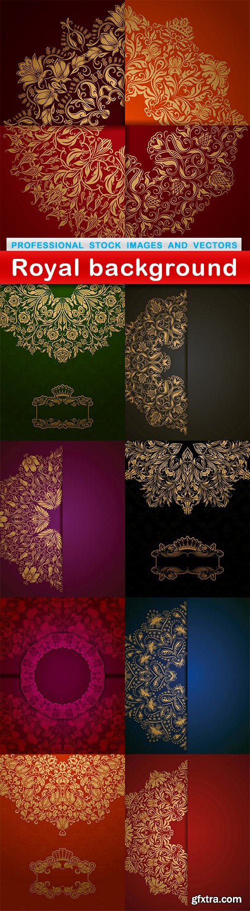 Royal background - 9 EPS