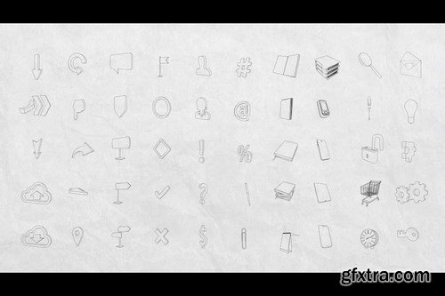 3d Flex Sketch Elements After Effects Templates