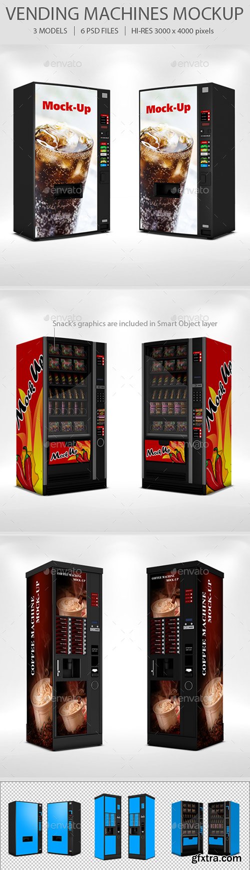 GraphicRiver - Vending Machine Mockup Set 19037242