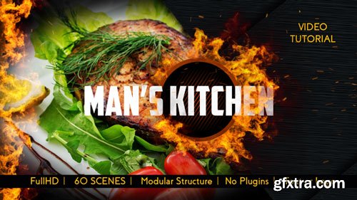 Videohive - Men's Kitchen Menu - 19239450