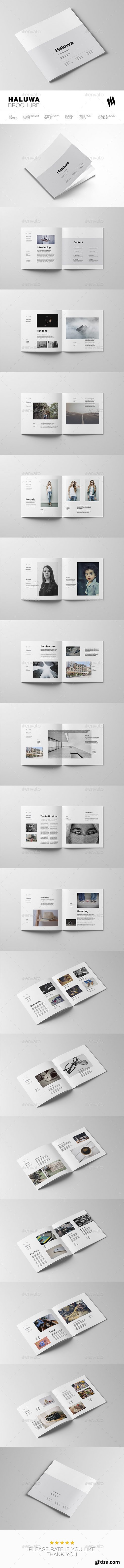 Graphicriver Haluwa Square Brochure 19077735