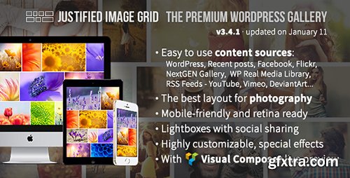 CodeCanyon - Justified Image Grid v3.4.1 - Premium WordPress Gallery - 2594251