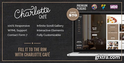 ThemeForest - Charlotte v2.4 - Premium Cafe Bistro WP Theme - 11791042