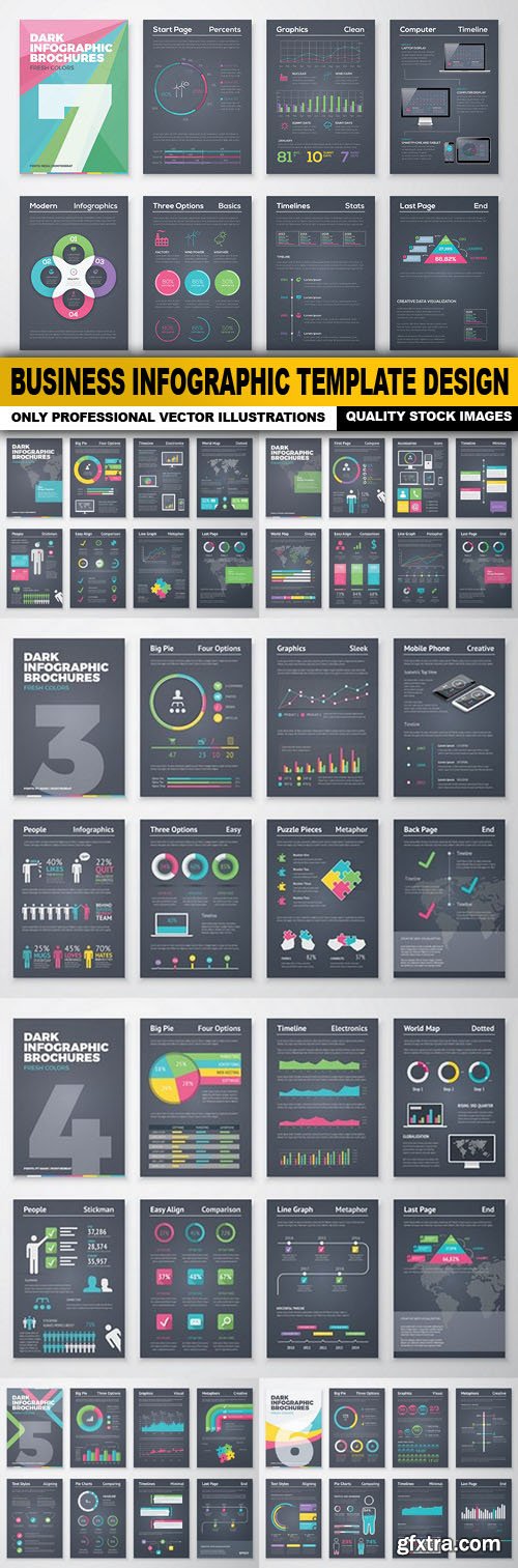 Business Infographic Template Design - 10 Vector