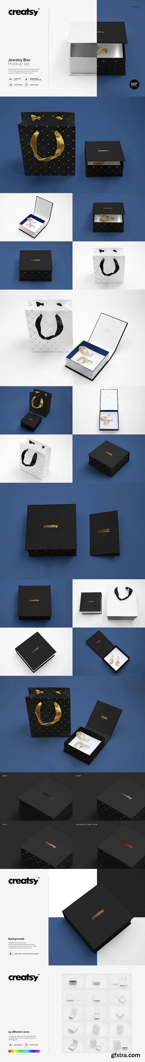 CM - Jewelry Box Mockup Set 1145825