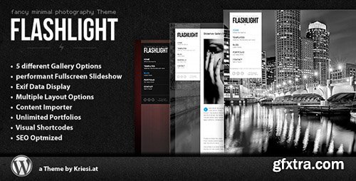 ThemeForest - Flashlight v4.1 - fullscreen background portfolio theme - 616050