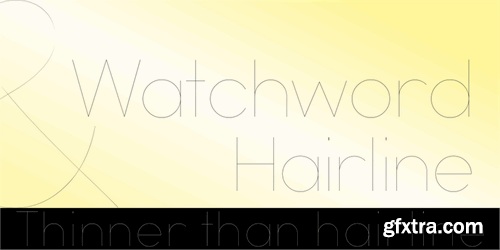 Watchword Hairline font