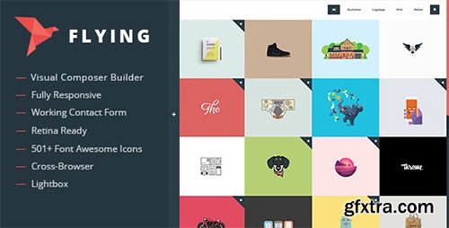 ThemeForest - Flying v1.3 - Interactive Portfolio WordPress Theme - 14788649