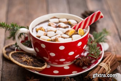 Collection of hot drink tea coffee thermos cup of boiling water sweet holiday sweater 25 HQ Jpeg