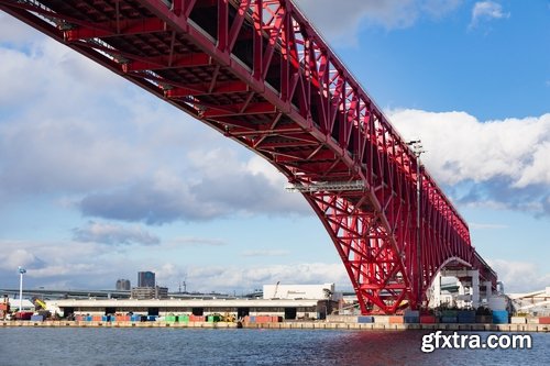 Collection of bridge crossing evening city night light lantern quay river sea 25 HQ Jpeg