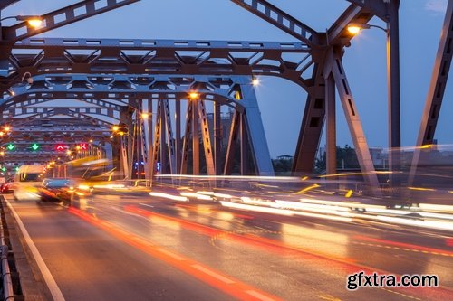 Collection of bridge crossing evening city night light lantern quay river sea 25 HQ Jpeg