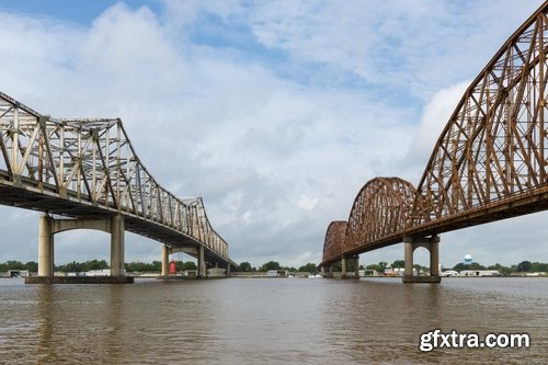 Collection of bridge crossing evening city night light lantern quay river sea 25 HQ Jpeg