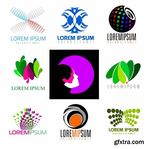 Collection logo icon web design element site 47-25 EPS