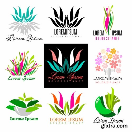 Collection logo icon web design element site 47-25 EPS