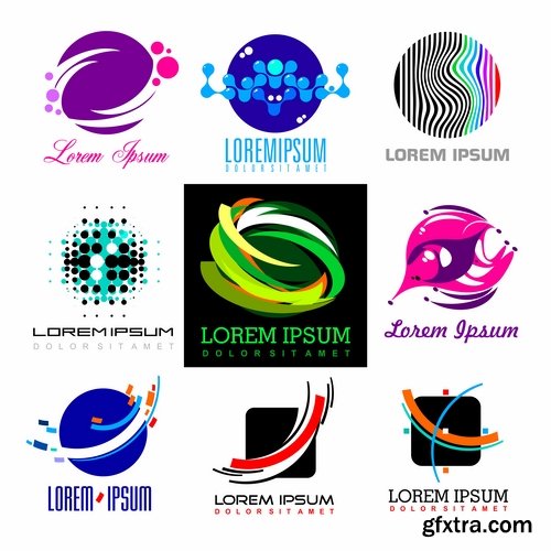 Collection logo icon web design element site 47-25 EPS