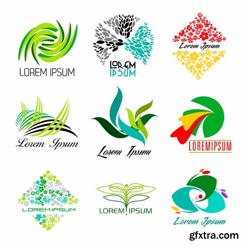 Collection logo icon web design element site 47-25 EPS