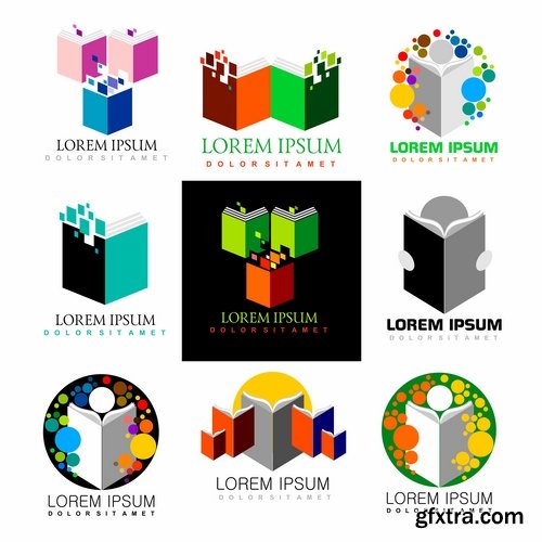 Collection logo icon web design element site 47-25 EPS