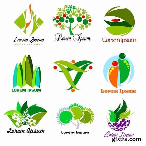 Collection logo icon web design element site 47-25 EPS