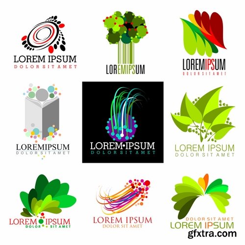 Collection logo icon web design element site 47-25 EPS