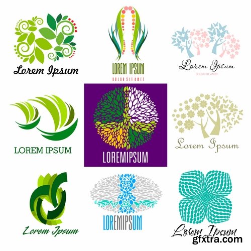 Collection logo icon web design element site 47-25 EPS