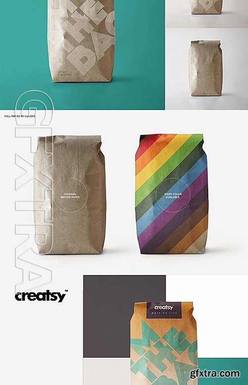 CM - Paper Bag Type 2 Mockup Set 1153736