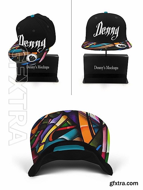 CM - Snapback Cap Mockup 1153414