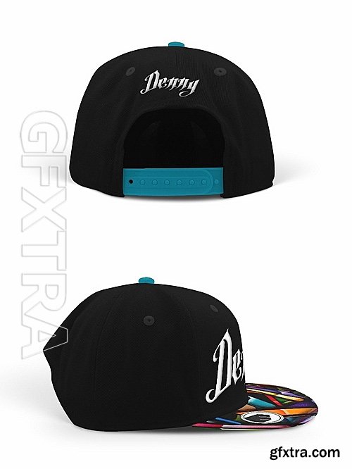 CM - Snapback Cap Mockup 1153414