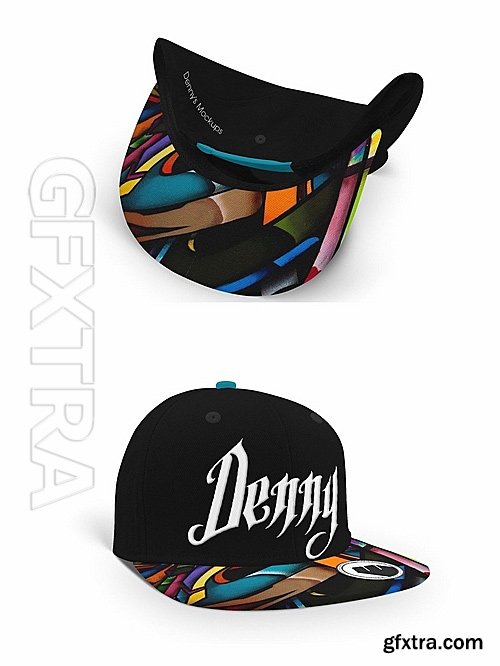 CM - Snapback Cap Mockup 1153414