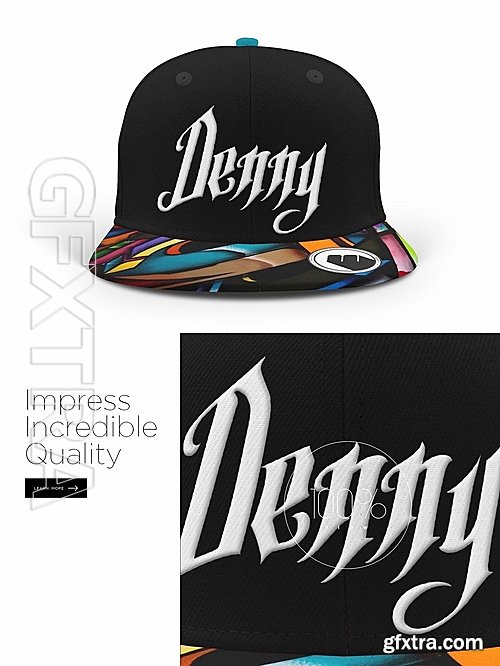 CM - Snapback Cap Mockup 1153414