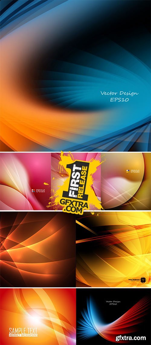 Stock Abstract bright vector background with copy space