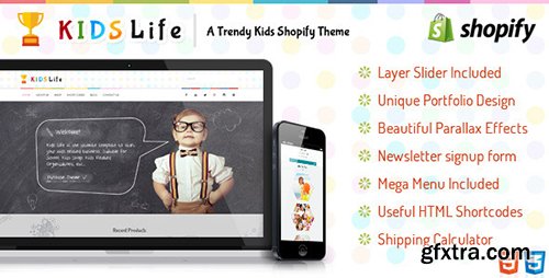 ThemeForest - KidsLife Responsive Shopify Theme (Update: 7 October 16) - 9322259