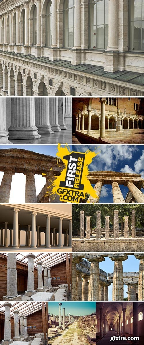 Stock Image Colonnade of ancient columns