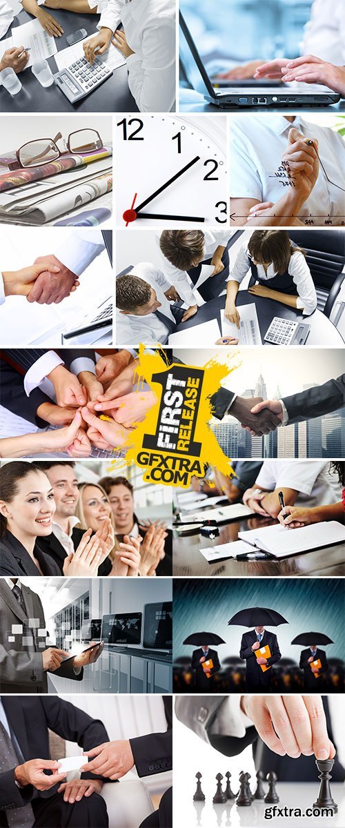 Stock Image Business people shaking hands2